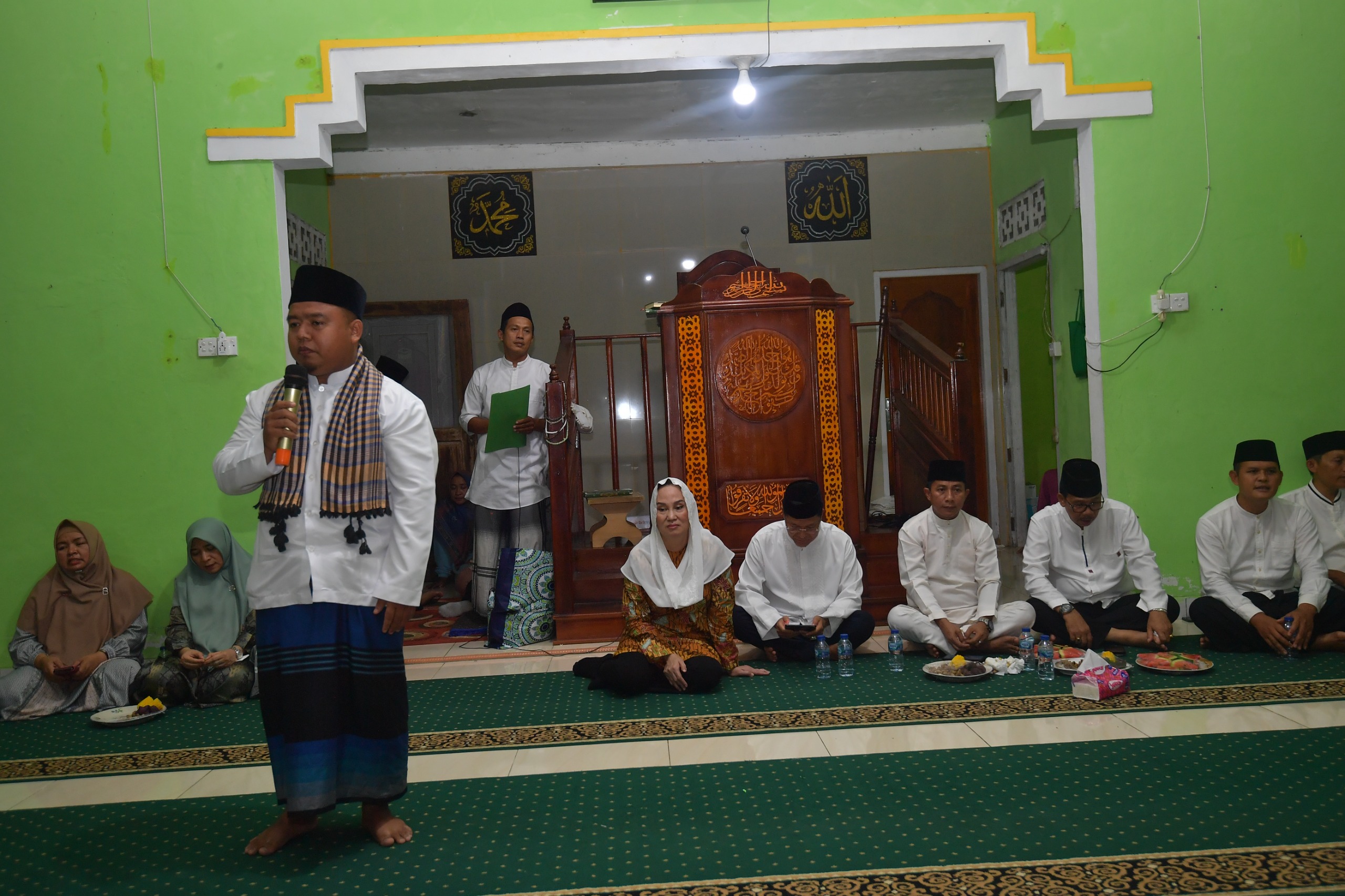 Sinergi Kemenag dan Pemkab: Staf KUA Bunguran Timur Sampaikan Tausiah di Safari Ramadhan Bupati Natuna